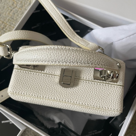 Brandon Blackwood White Mini Crossbody Bag - Picture 3 of 11